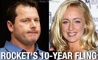 Roger Clemens and Mindy